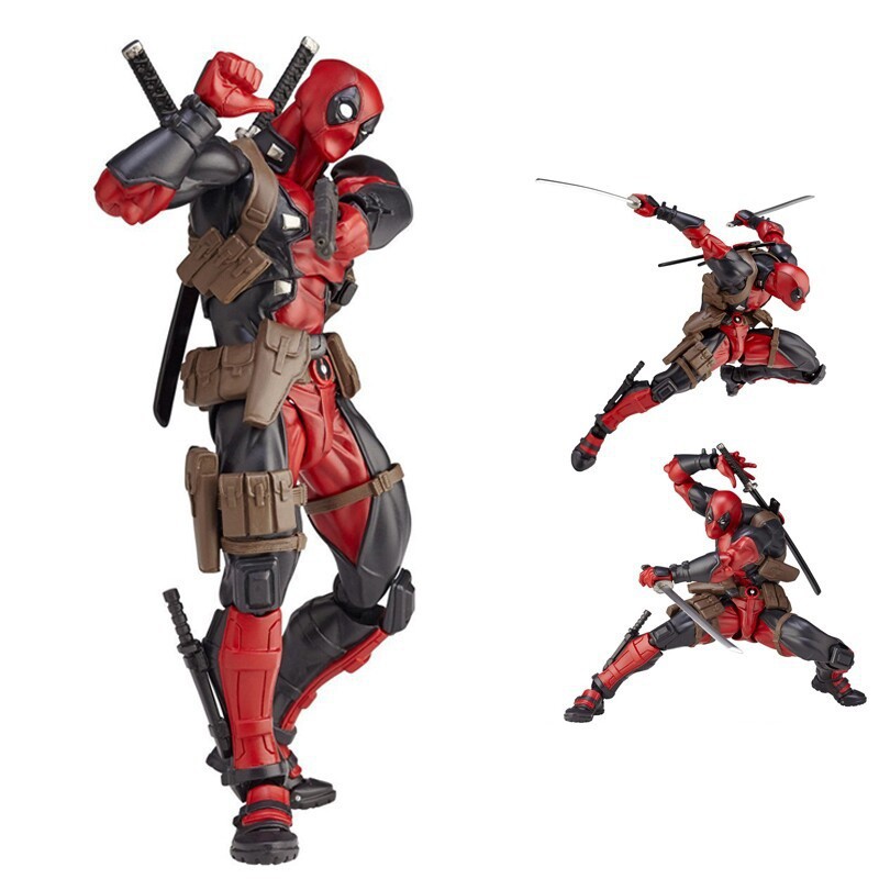 Deadpool Super Heroi Pvc Action Figure Boneca Modelo Colecao De Brinquedo Serie No 001 Shopee Brasil