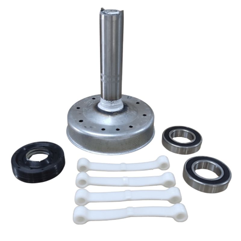 kit 1 tubo de centrifugação, 1 retentor do tanque, 4 tirantes branco e 2 rolamentos 6006