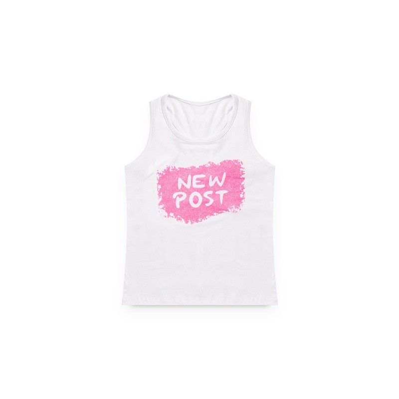 Blusa ou Regata Nadador Cotton com Estampa Feminina Infantil e Juvenil Tamanho 4 ao 16