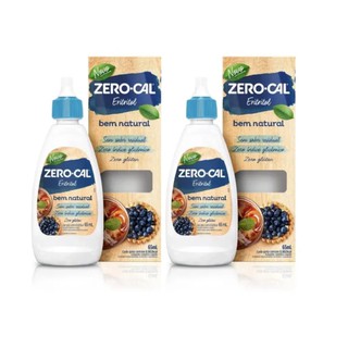Adoçante Zero Cal Eritritol Gotas Kit (2x65ml)