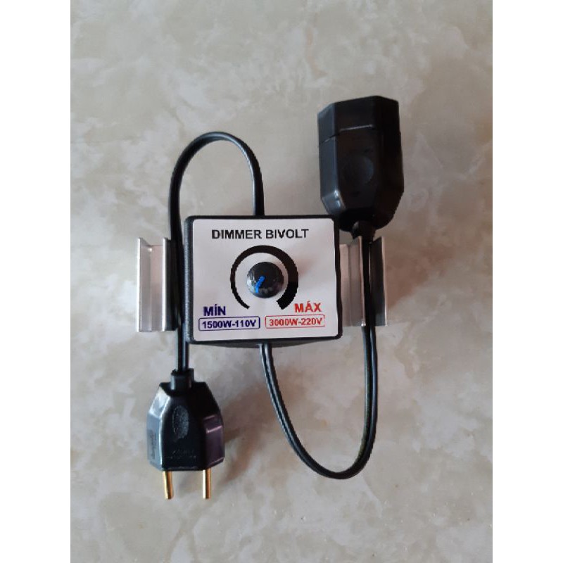 DIMMER DIMER CONTROLADOR ESMERILHADEIRA ENTRE OUTROS 1500W-110V ou 3000W-220V
