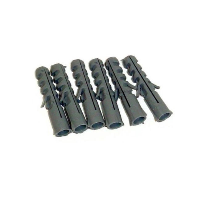 Pacote 10 Bucha para Fixação de Plástico 7mm Jomarca