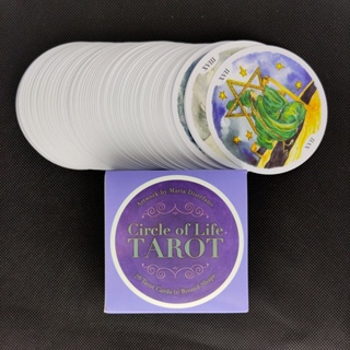 Novo Estilo De Círculo De Vida Tarot Cartões PDF Guidance Deck Divisação Divância Party Board Jogo Suporta Todas As 78 Pcs em Oferta na Shopee