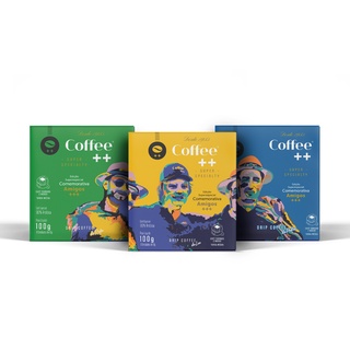 Coffee Mais│Kit 3 Caixas Drip Coffee Especial Amigos│Café Super Especial│100% Arábica│Torra Média (Kit Amigos)