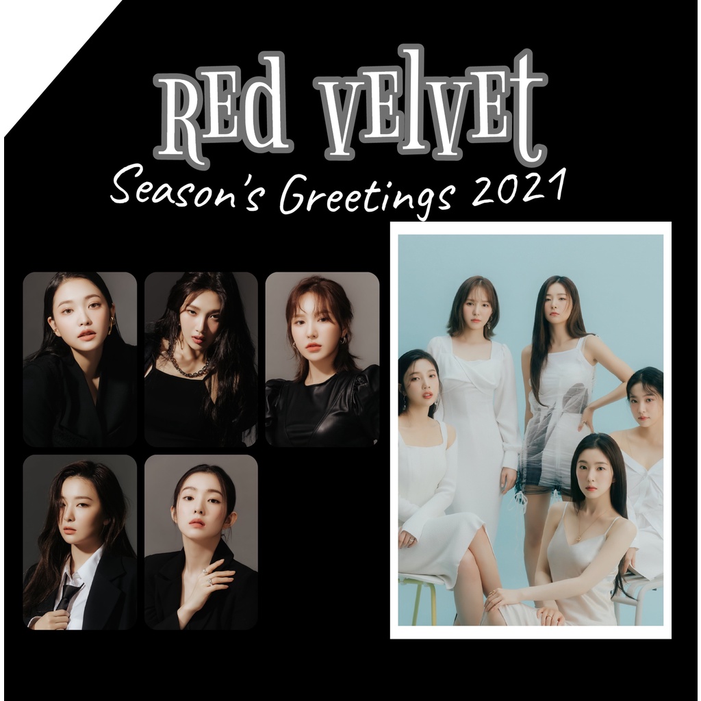 KIT Red Velvet Season's Greeting Photocards Poster A4 kpop Shopee Brasil