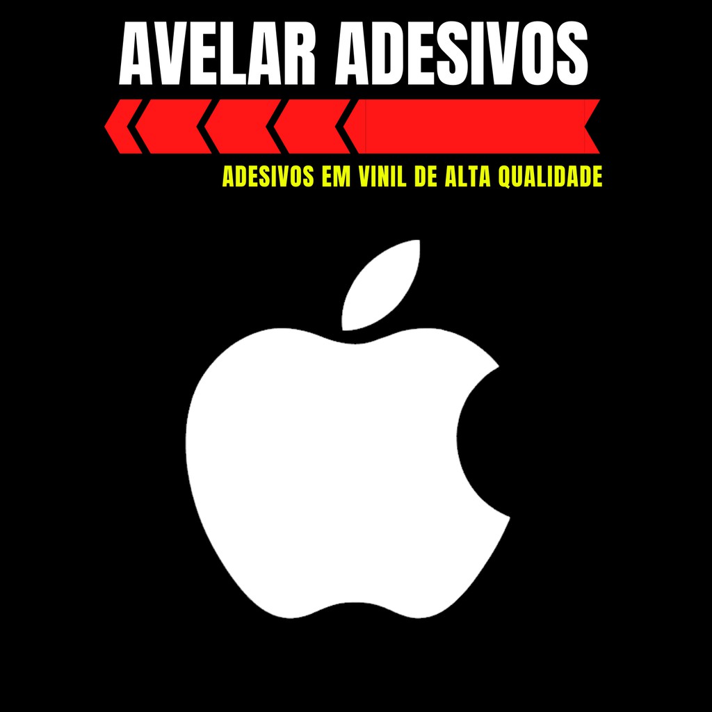Adesivo Apple  6X5CM