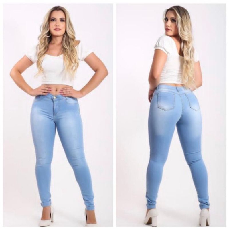 calça jeans feminina com lycra clara wissam jeans