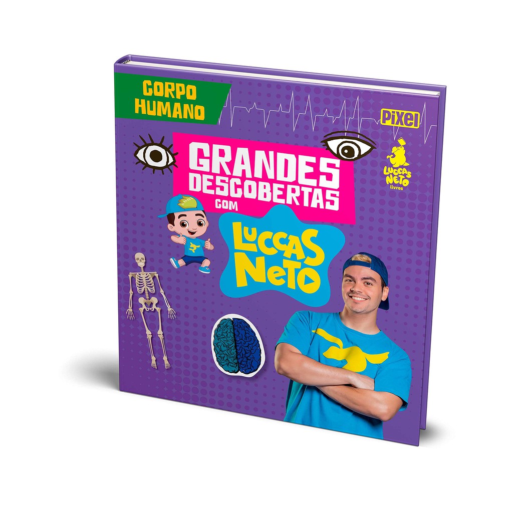 Luccas Neto Corpo Humano por Luccas Neto em Oferta na Shopee