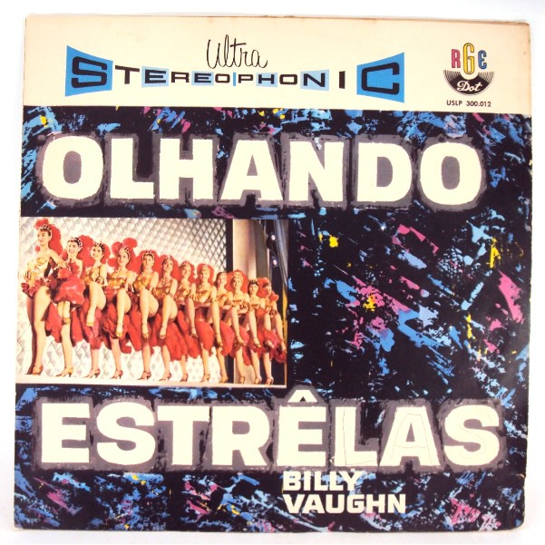1233 Mvd- LP 1960- Billy Vaughn- Olhando Estrelas- Pop Internacional- Música- Disco Vinil Original- Long Play