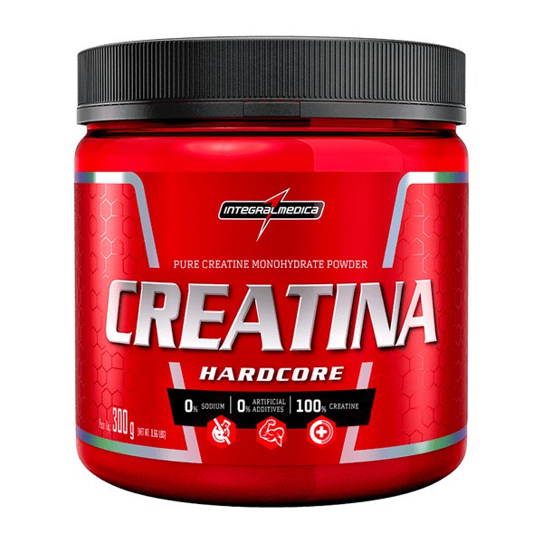 Creatina 300g Pura Monohidratada - Creatine Hardcore 150g - Integralmedica