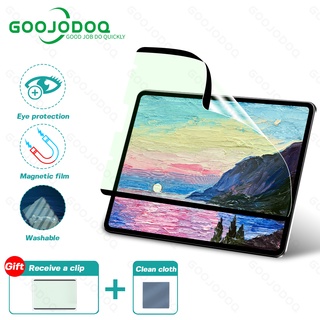 Goojodoq Filme protetor de tela GOOJODOQ para iPad 12 9 2021 Pro 11 Air 4 10,9 10,2 7th 8th Air 3 10,5 magnético