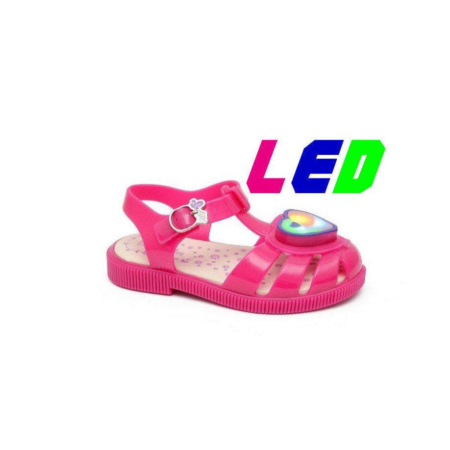sandalia com led infantil