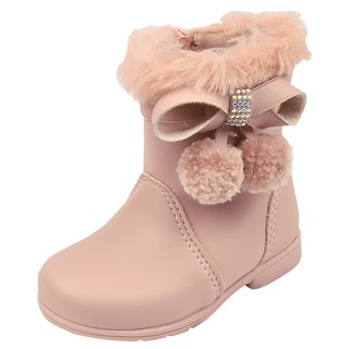 Bota Infantil Menina feminino Botinha feminina coturno cano alto criança em Oferta na Shopee