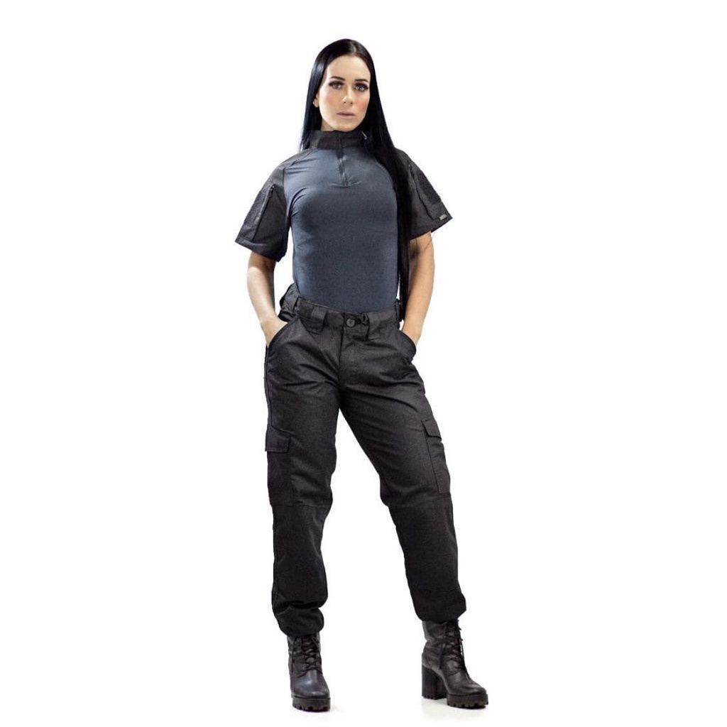 Farda Tatica Airsoft/paintball/vigilante/segurança/ Feminina