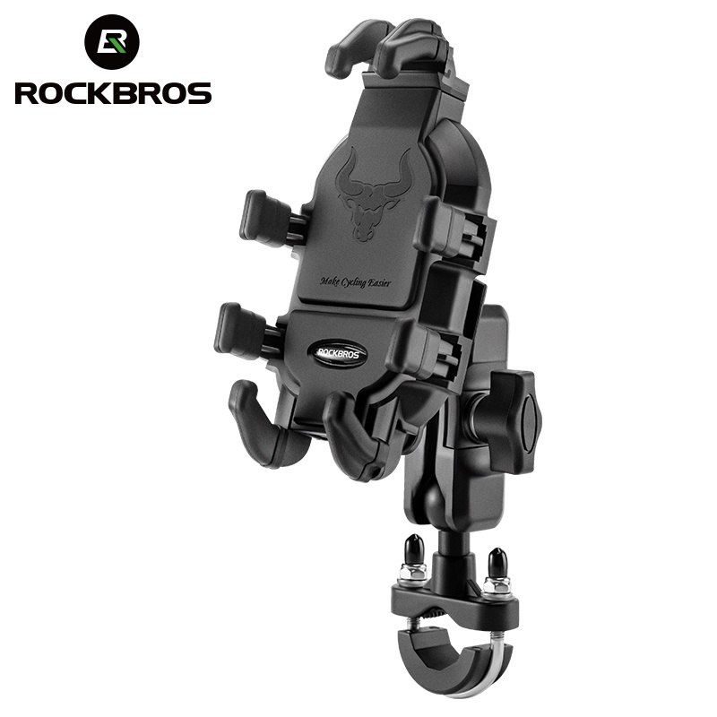 Suporte De Celular ROCKBROS Anti-Queda De Metal De Alta Qualidade Para Motocicleta