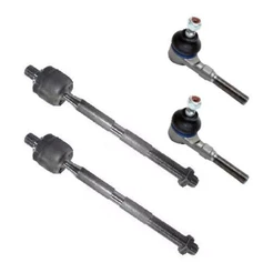Kit Barra Braço Axial Terminal Caixa Direção Peugeot 206 207