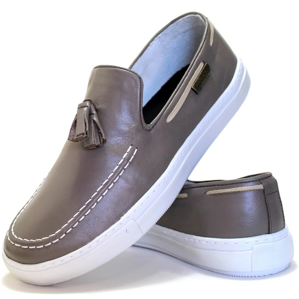 Calçados Driver Masculinos Moda Leve Sapato Casual Dockside Sapatotop Shoes Drive Em Couro Legitimo Bambulim Super Luxo