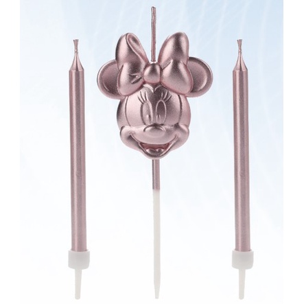 Vela Minnie Rosto Rose Gold Disney - Rizzo - Home & Living