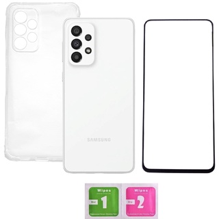 Capa Capinha Case Samsung Galaxy A53-5G Transparente Anti-Impacto + Película 3D