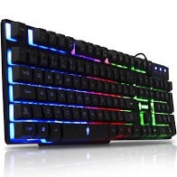 Teclado Gamer Evolut Hawke Eg-206rb Rainbow Led Pc Xbox Ps4