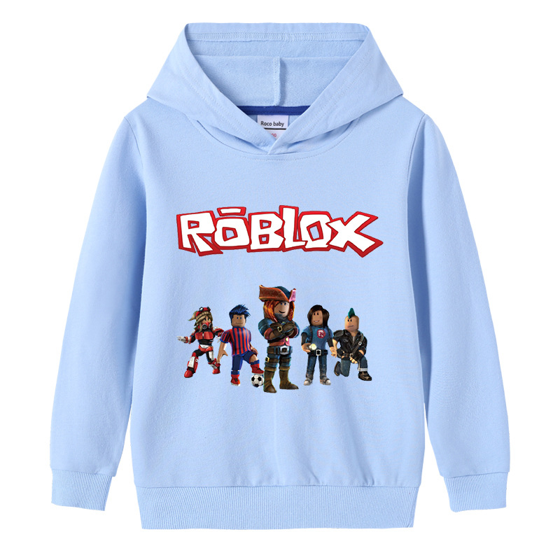 roblox casaco infantil masculino de manga comprida com capuz sueter basico shopee brasil