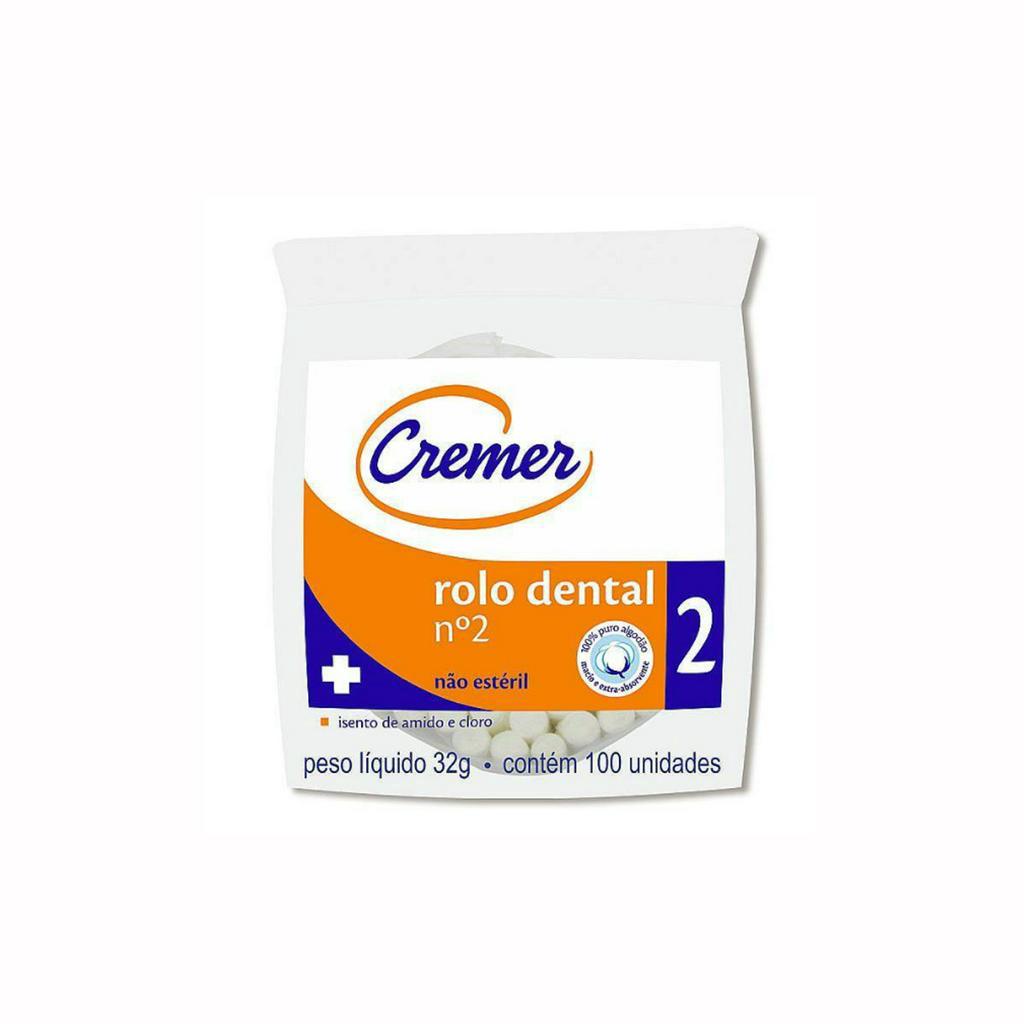Algodão Rolete  nº 2- Cremer em Oferta na Shopee