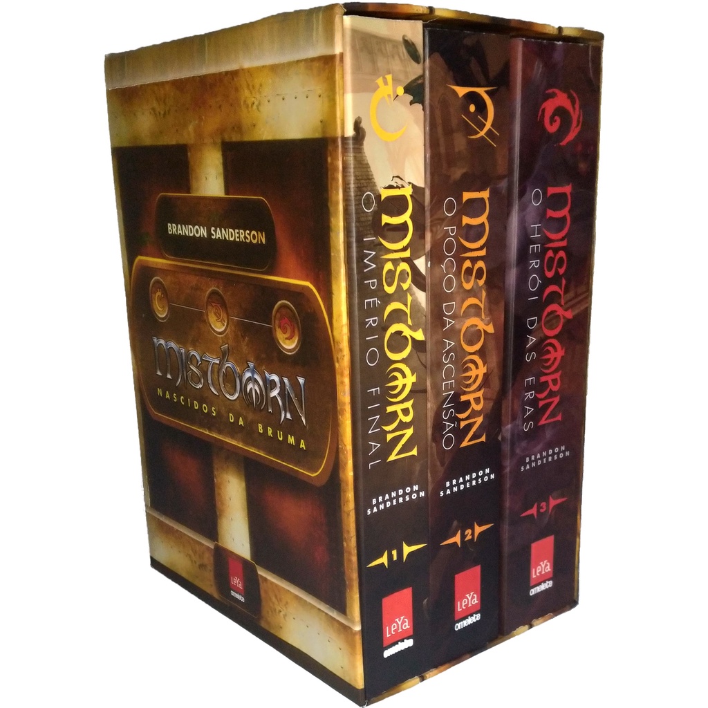 Box Mistborn Nascidos da Bruma, Primeira Era, Caixa com Volumes 1, 2 e 3