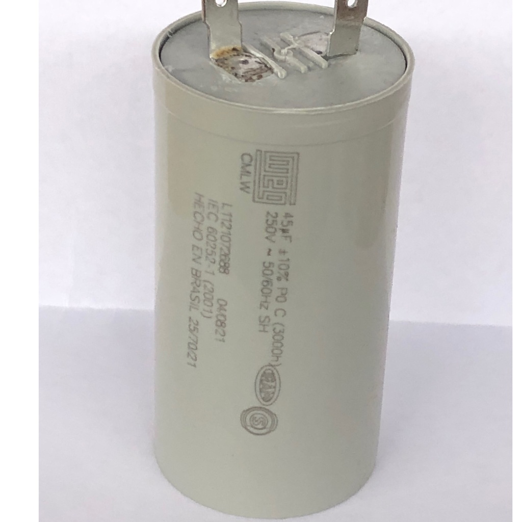 Capacitor Máquina Consul Facilite Original 110v 45UF