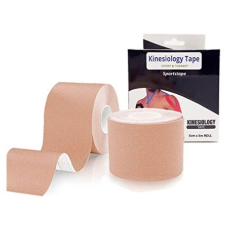 Fita Kinesio Bandagem Funcional Elástica Adesiva Esporte 5 Metros x 5cm ESCOLHA sua cor!