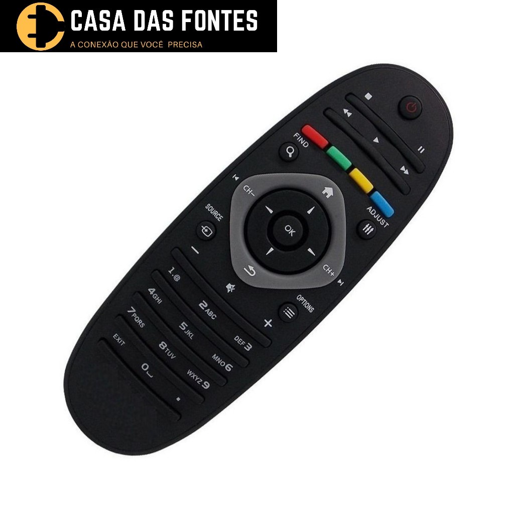 Controle Remoto Tv Philips Oval 7983