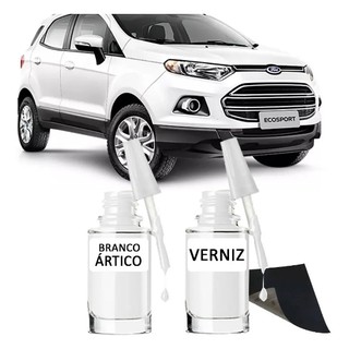Tinta Tira Risco Automotivo Ford Ecosport Cor Branco Ártico