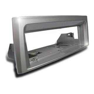 Moldura 1din Aparelho Rádio Cd Autoplast Fiat Punto Linea Prata