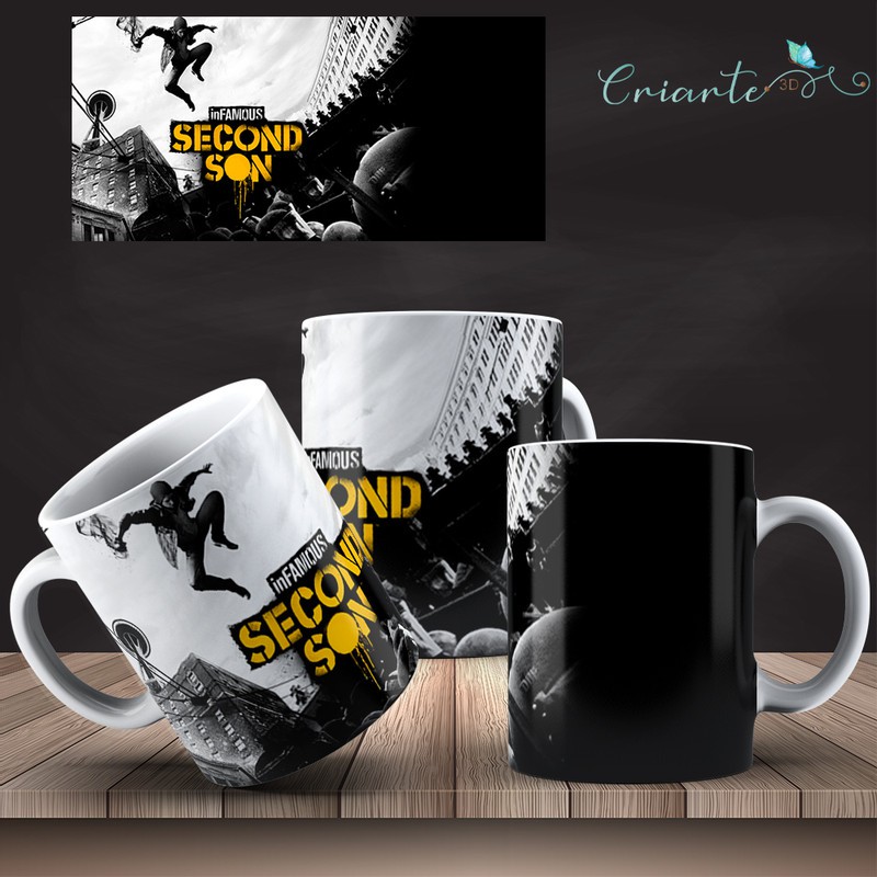 Caneca Porcelana InFamous #01