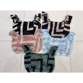 Cropped Top Com Bojo Moda Feminina modelo zig zag babado cod 141