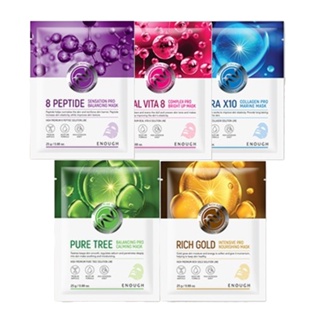 enough premium mask pack 25g 5 type 1ea em Oferta na Shopee