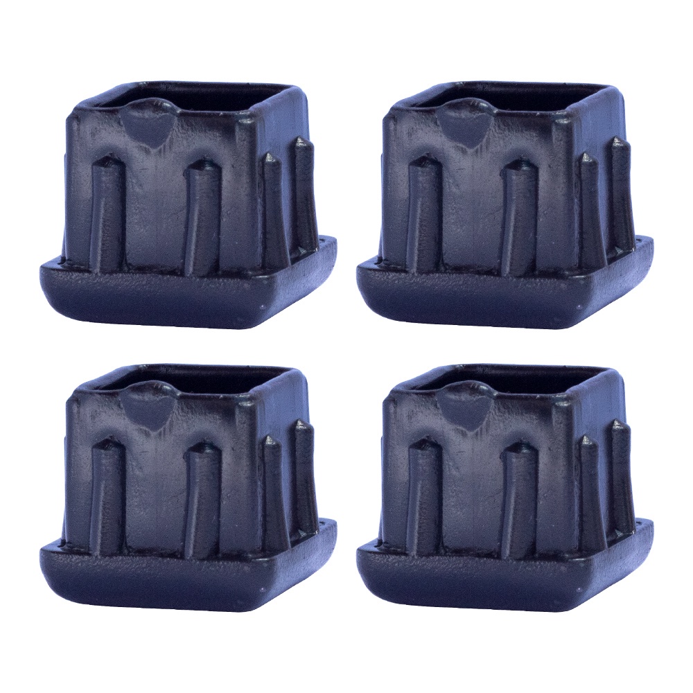 Ponteira Interna 25x25 Pe De Cadeira Quadrada Conjunto 4pc