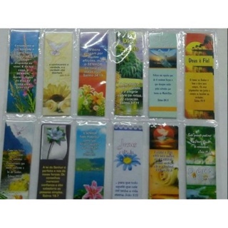 lembrancinhas evangélicas 120 unidades marca página paisagens em Oferta na Shopee