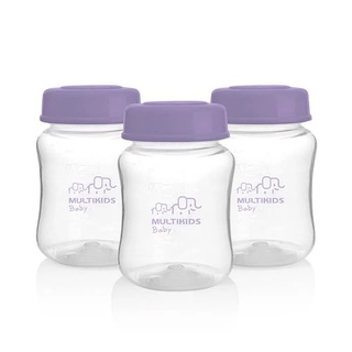 Conjunto 3 Potes para Armazenar Leite Materno Keep N Food