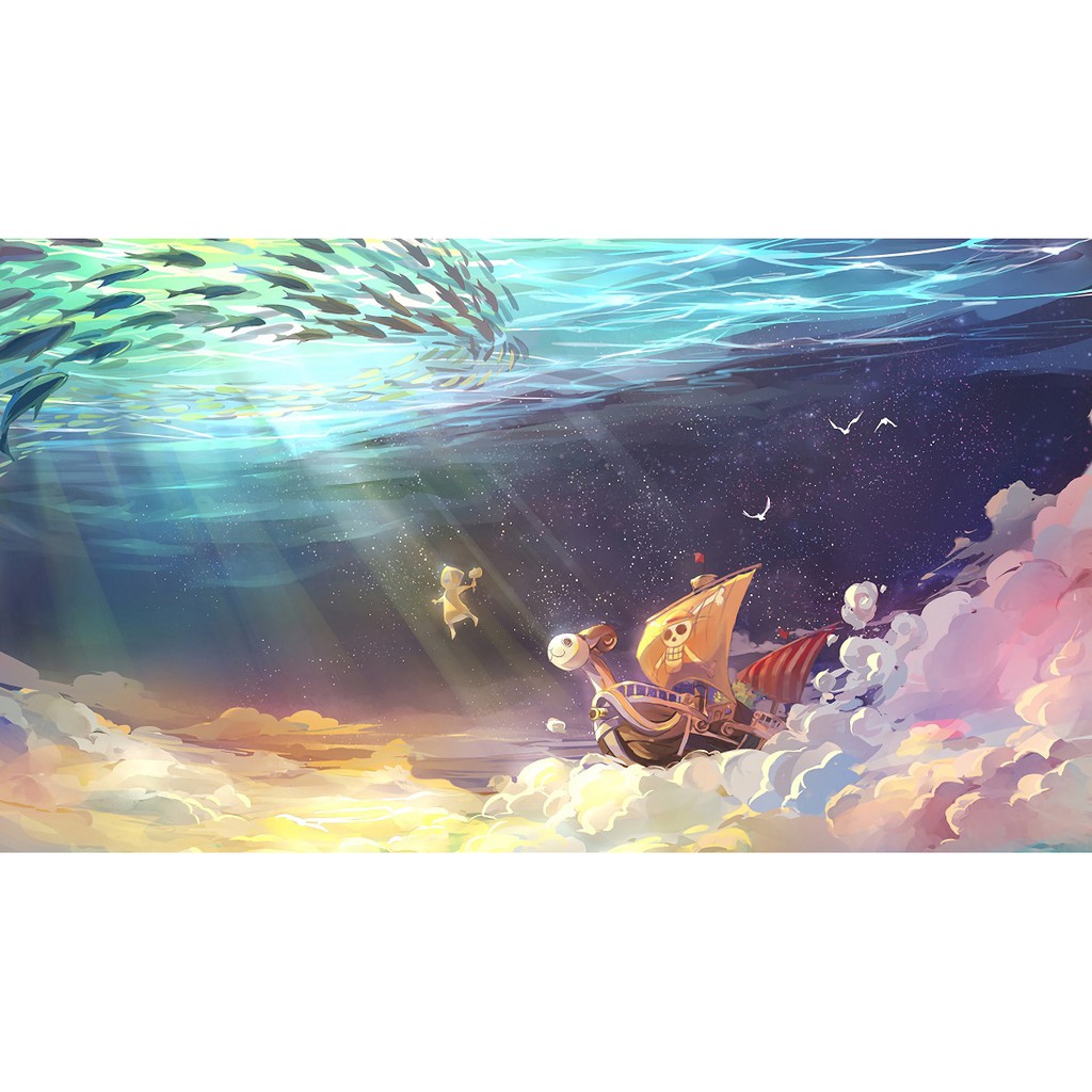 Mousepad Gamer Personalizado em Neoprene Going Merry (58cm x 30cm x 3mm)