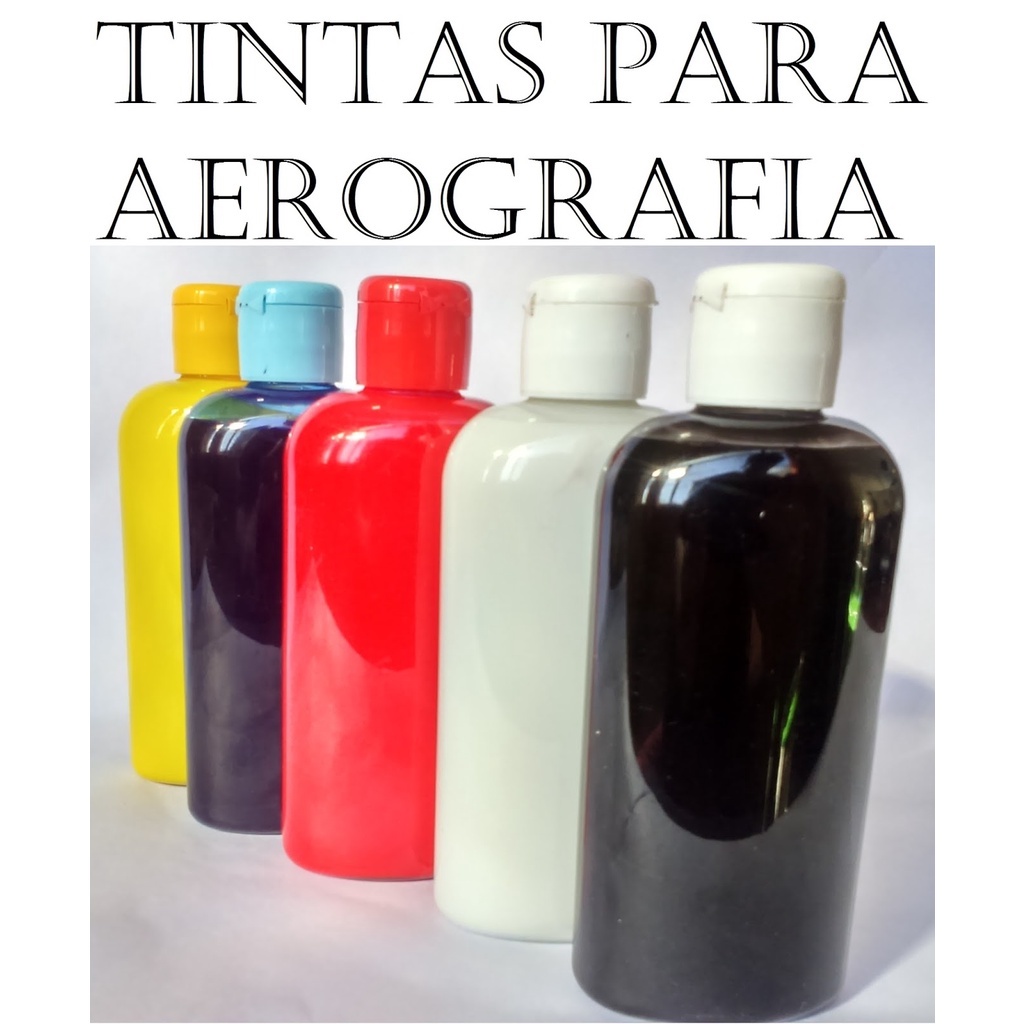 Kit De Tintas Para Aerografia 8 Cores