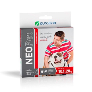 Antipulgas e Carrapatos Neopet Cães 10,1 a 20Kg Ourofino em Oferta na Shopee