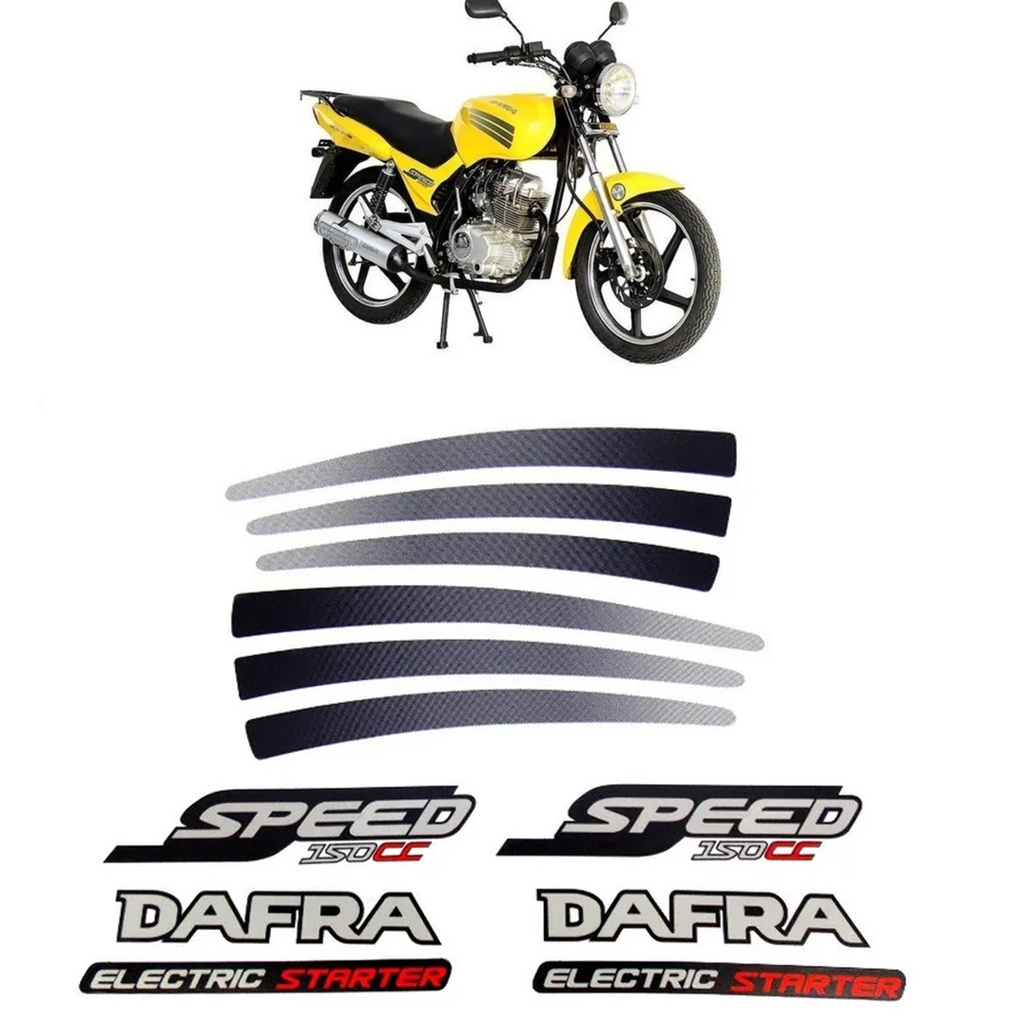 Adesivos Dafra 150 2008 A 2009 Speed Kit 10199 Promoção Novidade Promoção em Oferta na Shopee