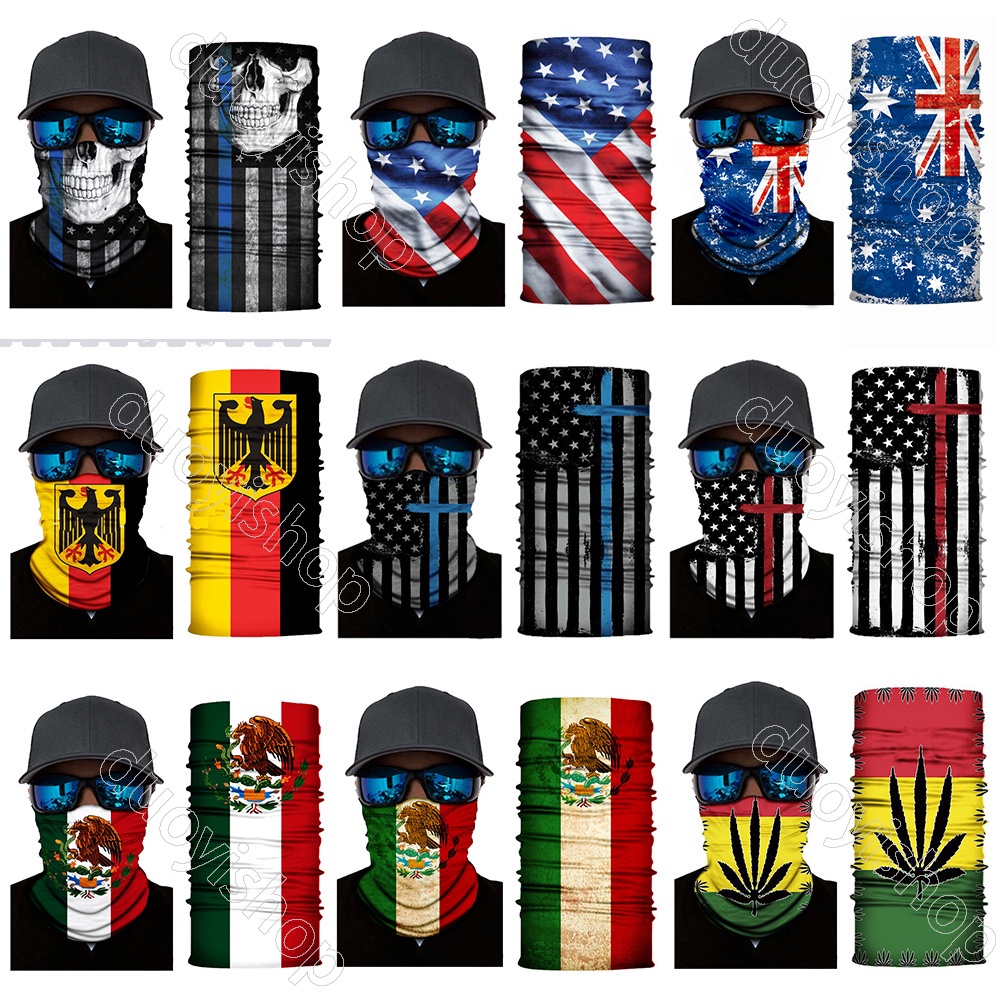 Faixa De Cabeça Anti Poeira UV Buff Bandana Turbante Rosto Cachecol Motocicleta Bicicleta Esporte Topeng Headband Ao Ar Livre