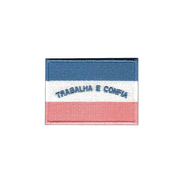Bordado Termocolante Bandeira Espírito Santo