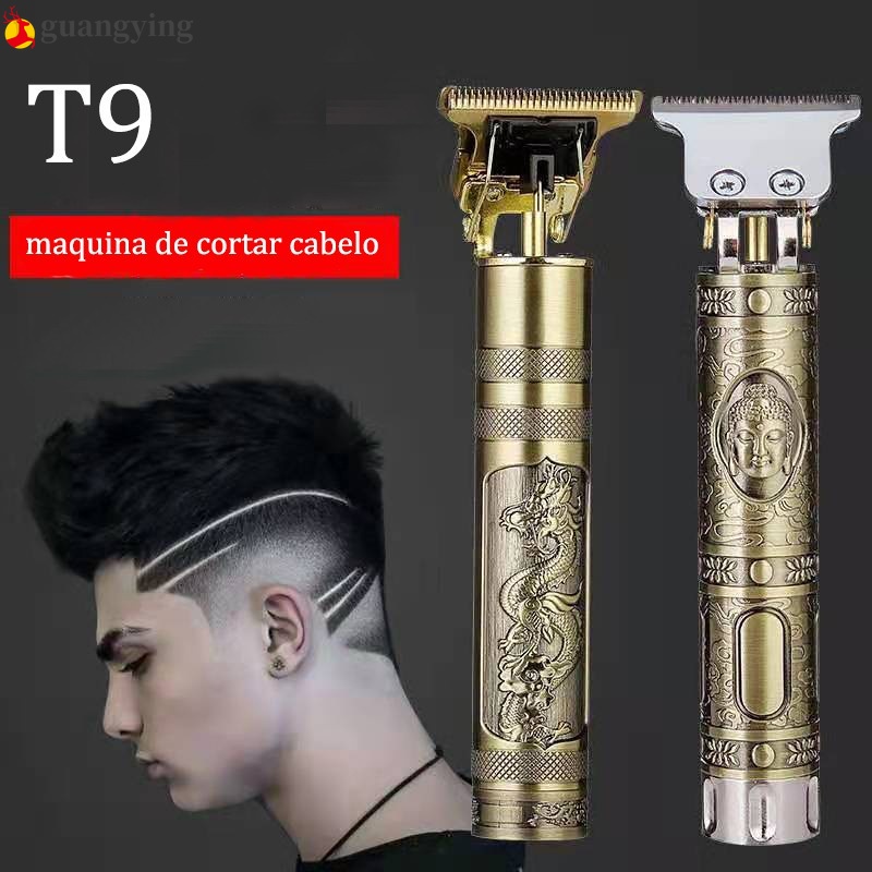 T9 máquina de cortar cabelo,maquina cortar cabelo,barbeador,maquina de cortar cabelo,máquina de cabelo,cortador de cabelo,vintage t9,t9 usb aparador de cabelo