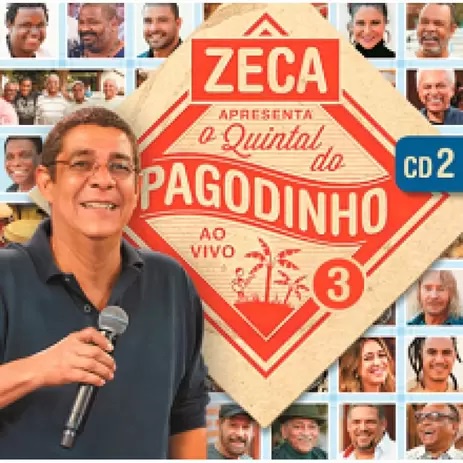 CD Zeca Pagodinho Quintal Ao Vivo 3 - Original Samba Pagode Nacional