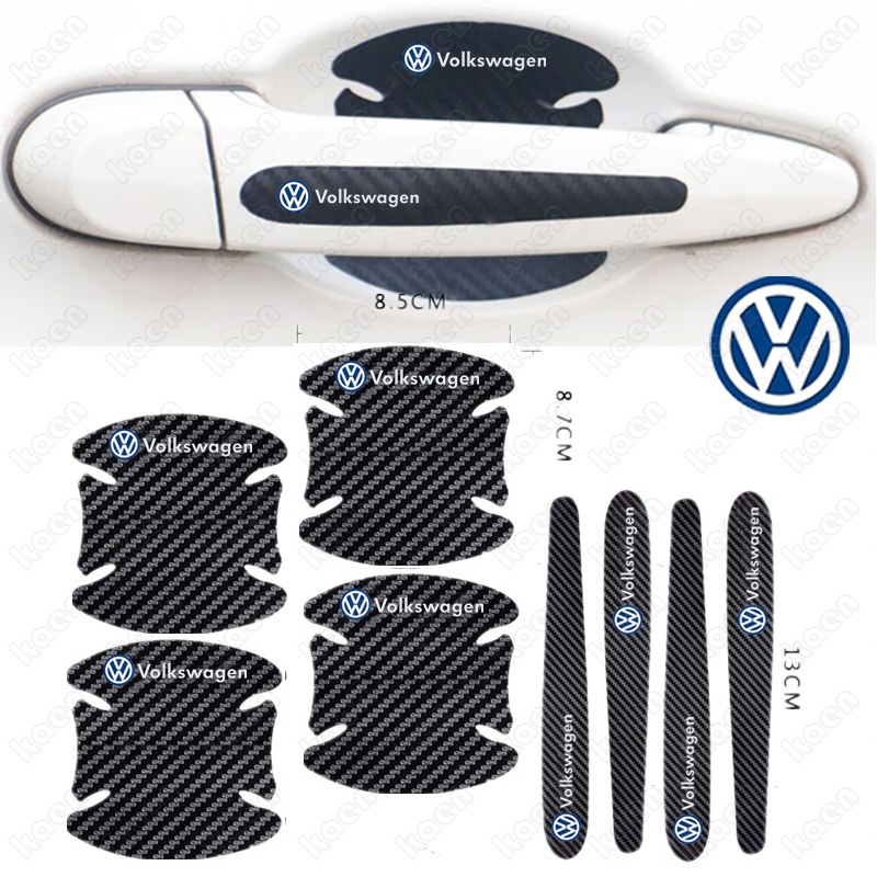 Adesivo Protetor Maçaneta Carro para Volkswagen Gol T-Cross Polo Saveiro Virtus Fox Amarok Tiguan up Jetta