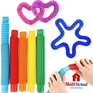 Pop Tube Fidget Toy Canos Anti-stress Brinquedo ENVIO IMEDIATO