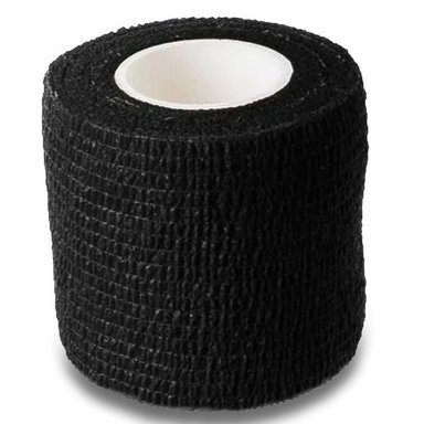 Bandagem 5Mx5CM Tatuagem Preta Elastica Auto Aderente Abrasiva Tattoo Encapar Grip Bico Biqueira