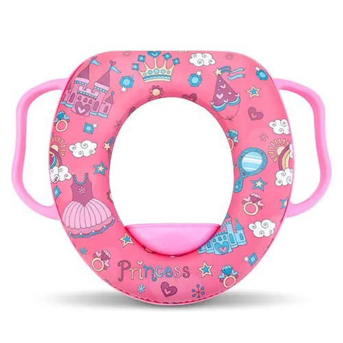 Assento Redutor Infantil Troninho Acolchoado Com Alça Cores